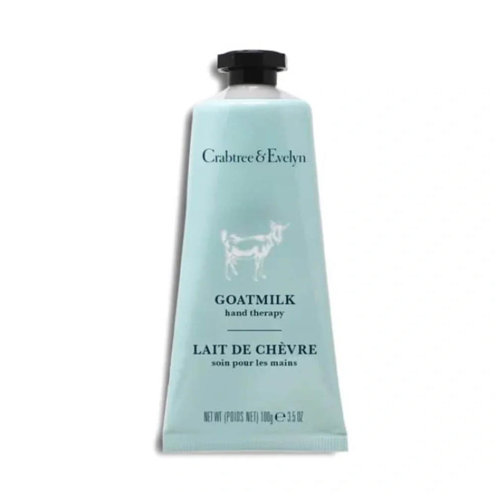 Crabtree & Evelyn Goat Milk Hand Therapy Cream 3.5 oz Moisturizer for Dry Skin
